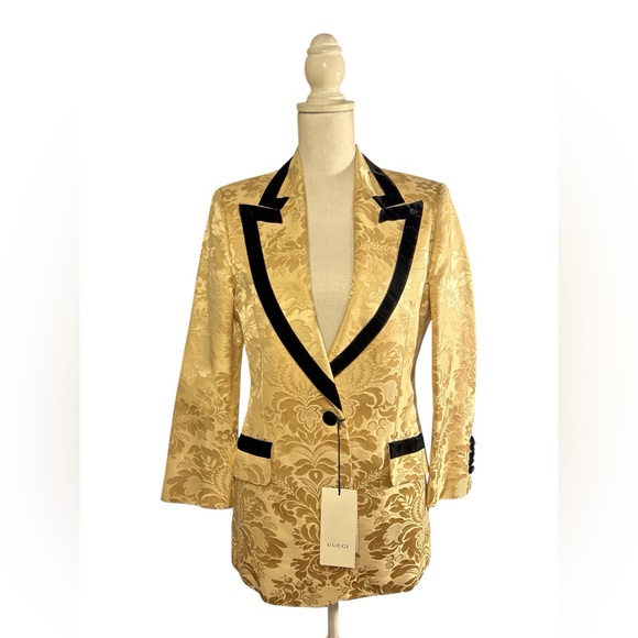 Gucci 2018 Printed Blazer w/ Tags